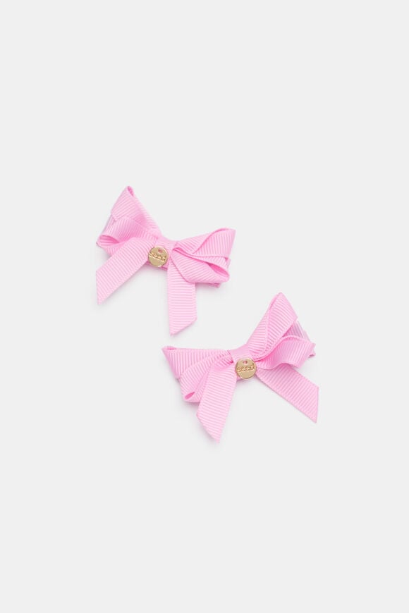 Heritage Charm Bows  Candy Pink  hi-res