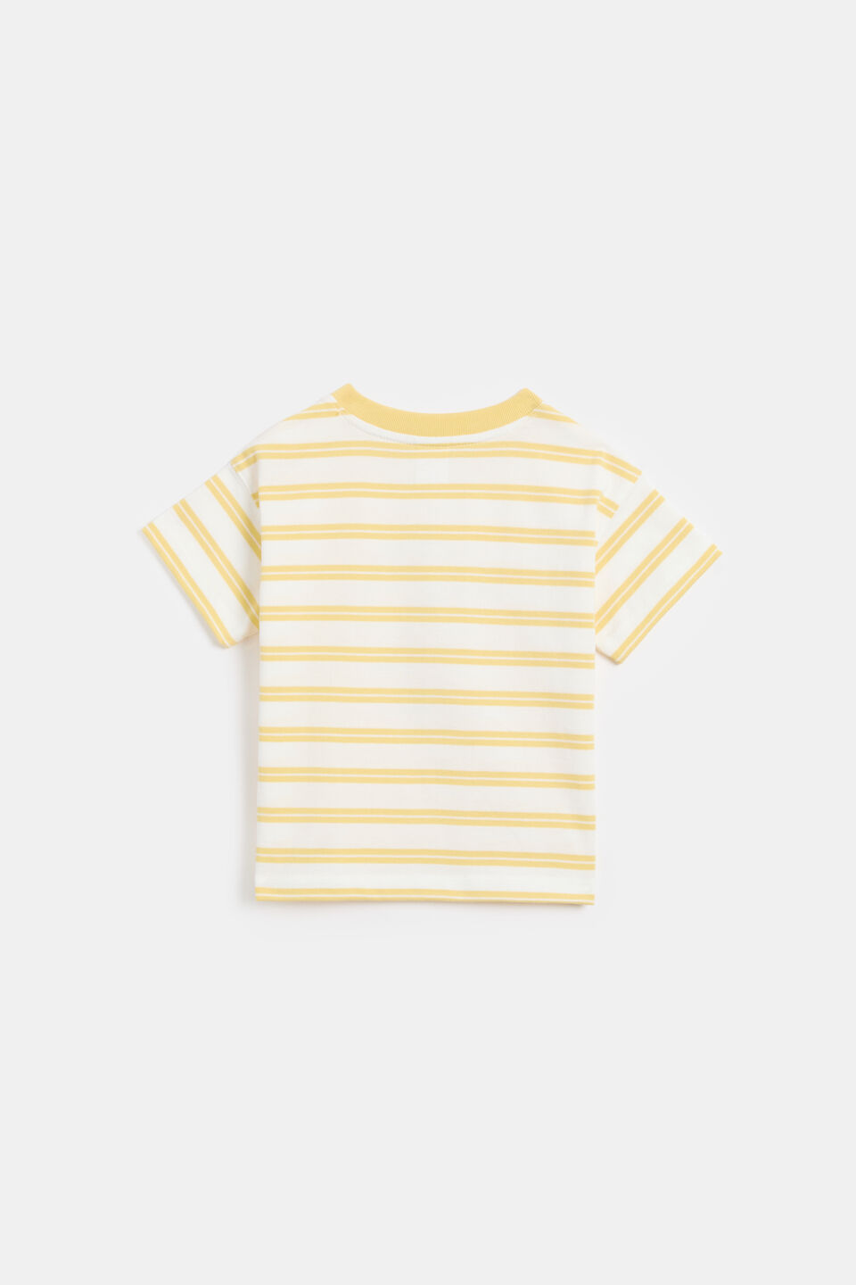 Stripe Western Tee  Pale Banana