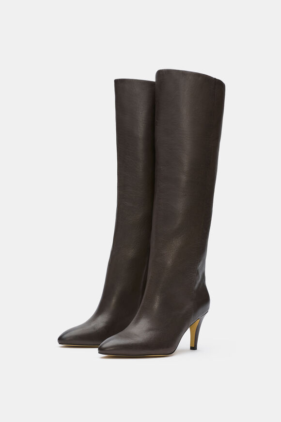 Beau Knee High Boot  Chocolate  hi-res