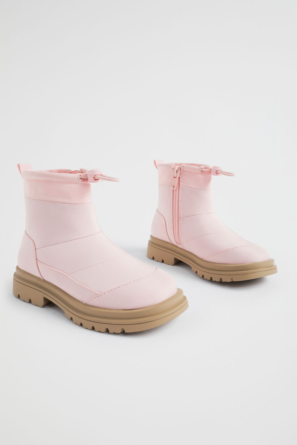 Nylon Winter Boot  Dusty Rose