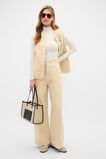 Core Rib Mock Neck Top  Coconut Cream  hi-res