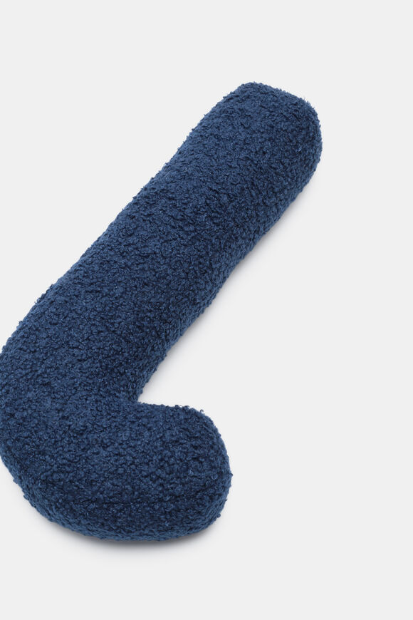Blue Boucle Initial Cushion  L  hi-res