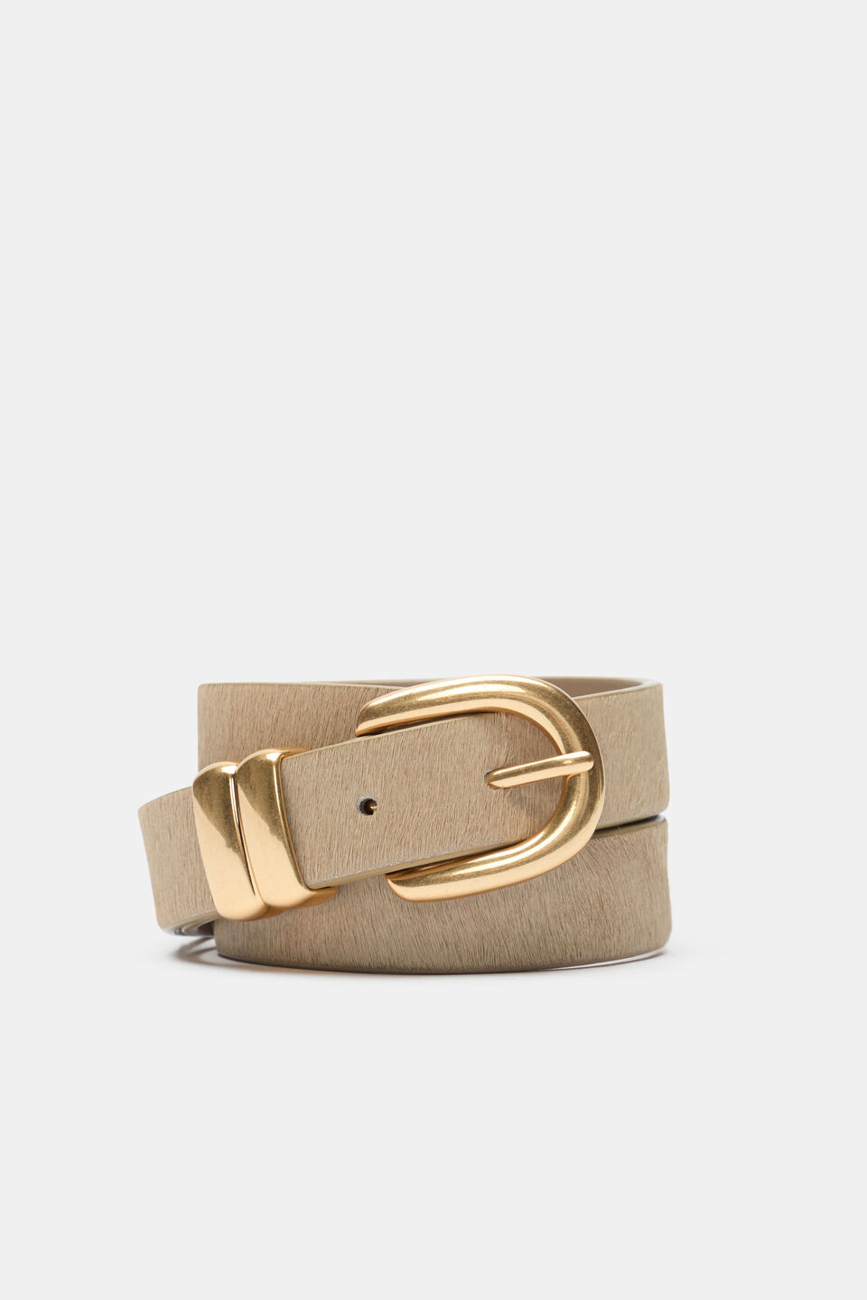 Billie Double Keeper Belt  Sandstone