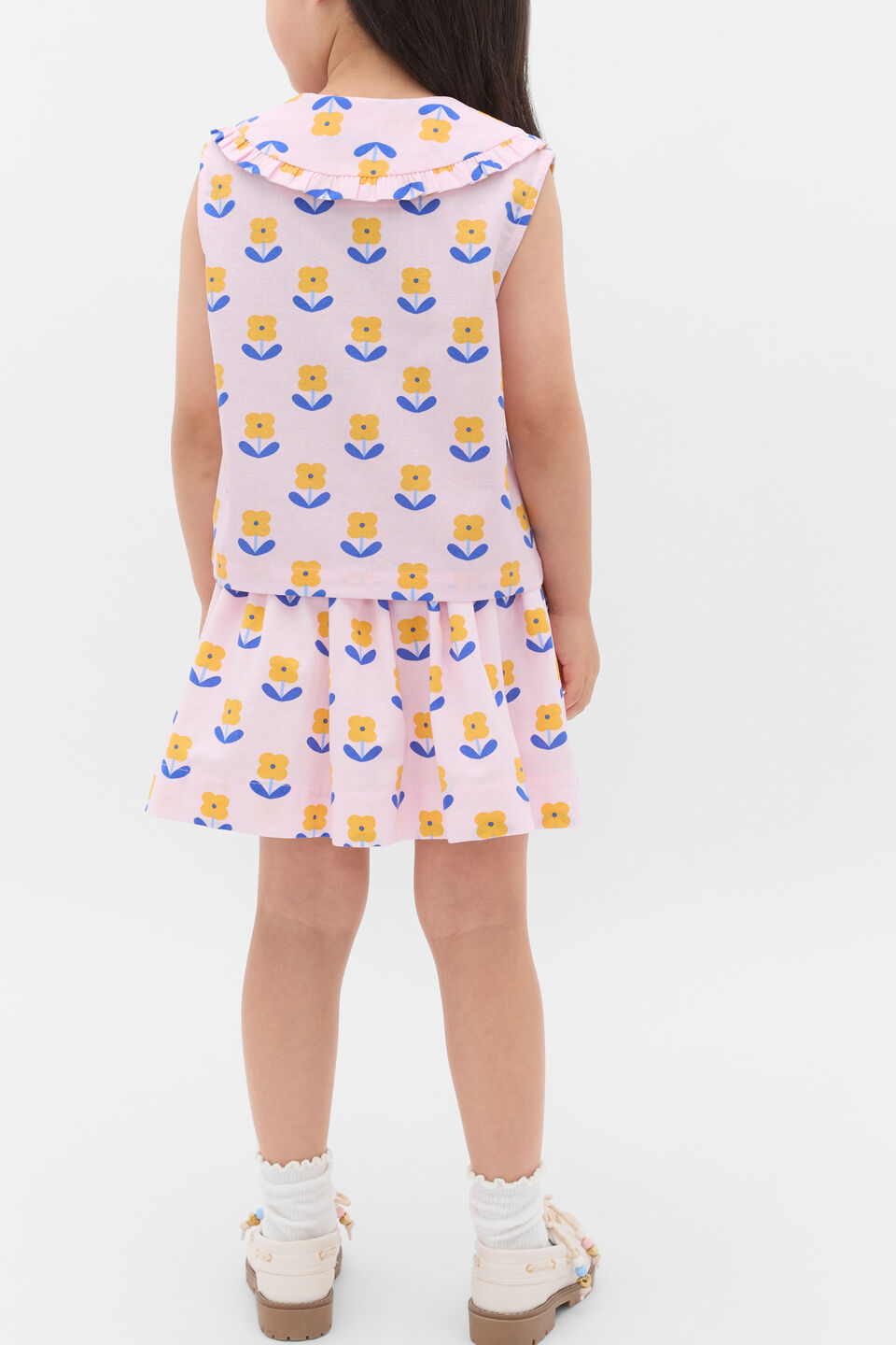 Floral Top  Pink Lemonade