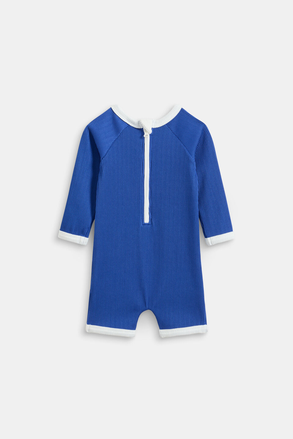 Textured Rib Swimsuit  Cobalt