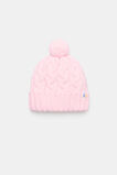 Cable Knit Beanie  Pink Lemonade  hi-res