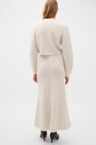 Luxe Fluffy Knit Skirt  Vanilla Cream Marle  hi-res