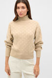 Crosshatch Slouch Knit  Cashew Cream  hi-res