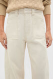 Cord Barrel Pant  Coconut Cream  hi-res