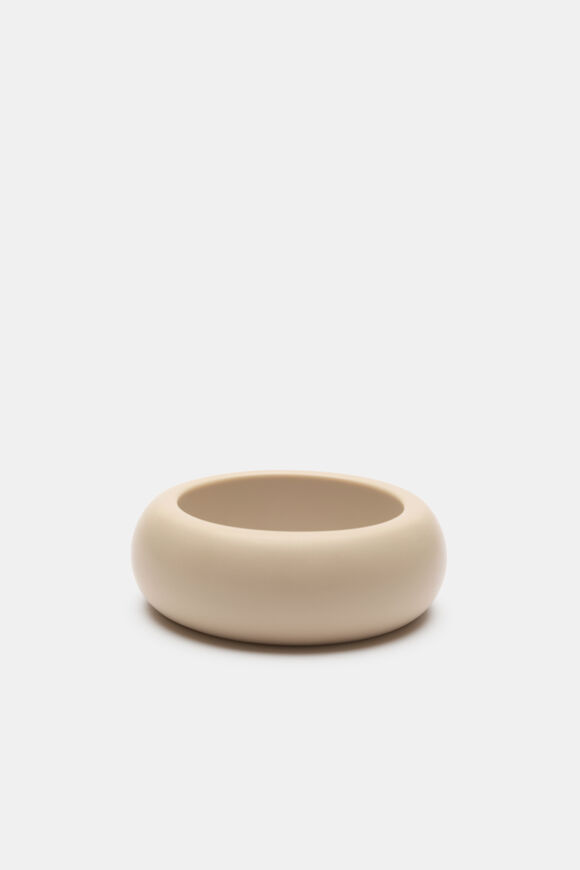 Opaque Resin Bangle  Cashew Cream  hi-res