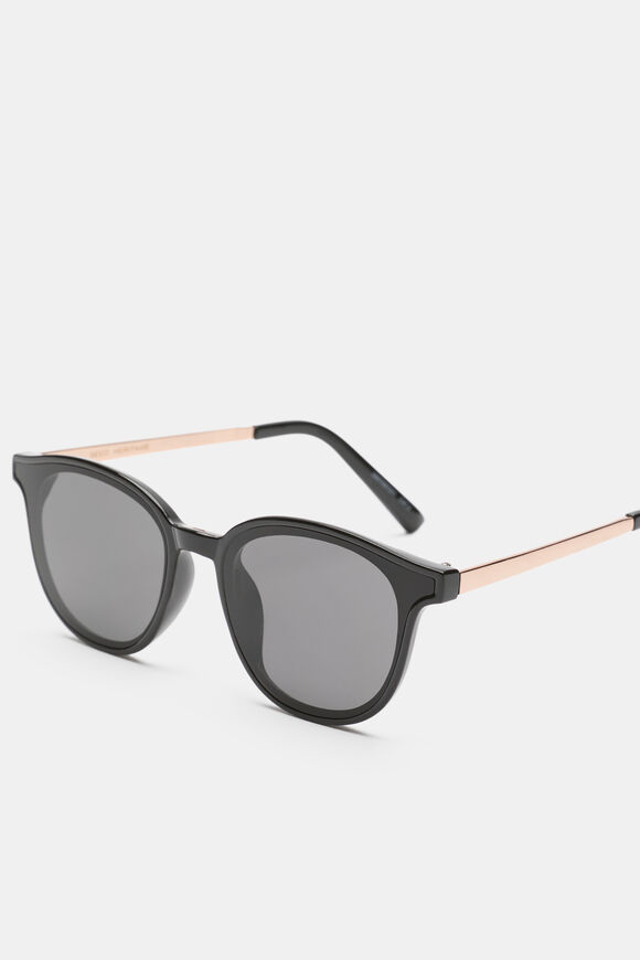 Jane Rounded Sunglasses  Black  hi-res