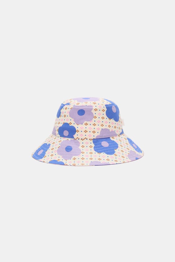 Floral Brimmed Hat  Multi  hi-res