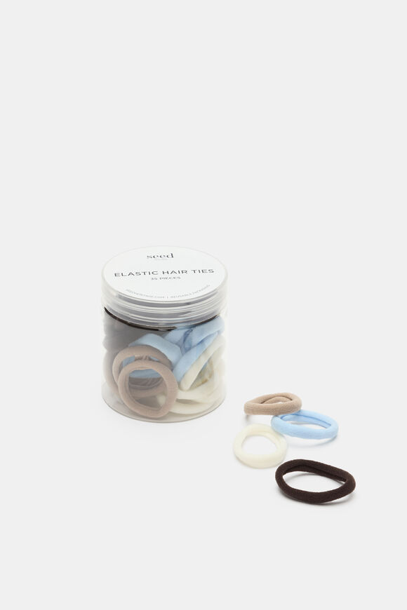 Hair Tie Set  Soft Blue  hi-res