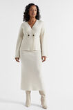 Structured Knit Skirt  Oat Marle  hi-res