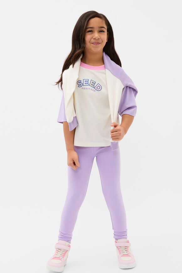 Core Terry Legging  Lilac  hi-res