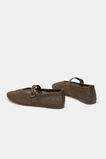 Mara Crochet Ballet Flat  Chestnut  hi-res