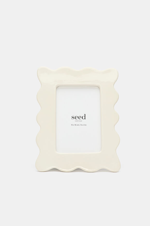Theo Medium Photo Frame  Meringue  hi-res