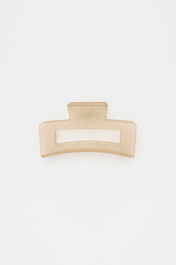 Rectangle Hair Claw  Rye  hi-res