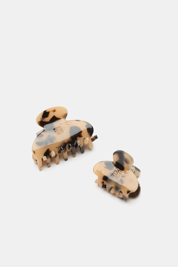 Seed Mini Hair Claw Set  Tort  hi-res
