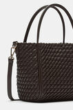 Woven Mini Crossbody Bag  Chocolate  hi-res