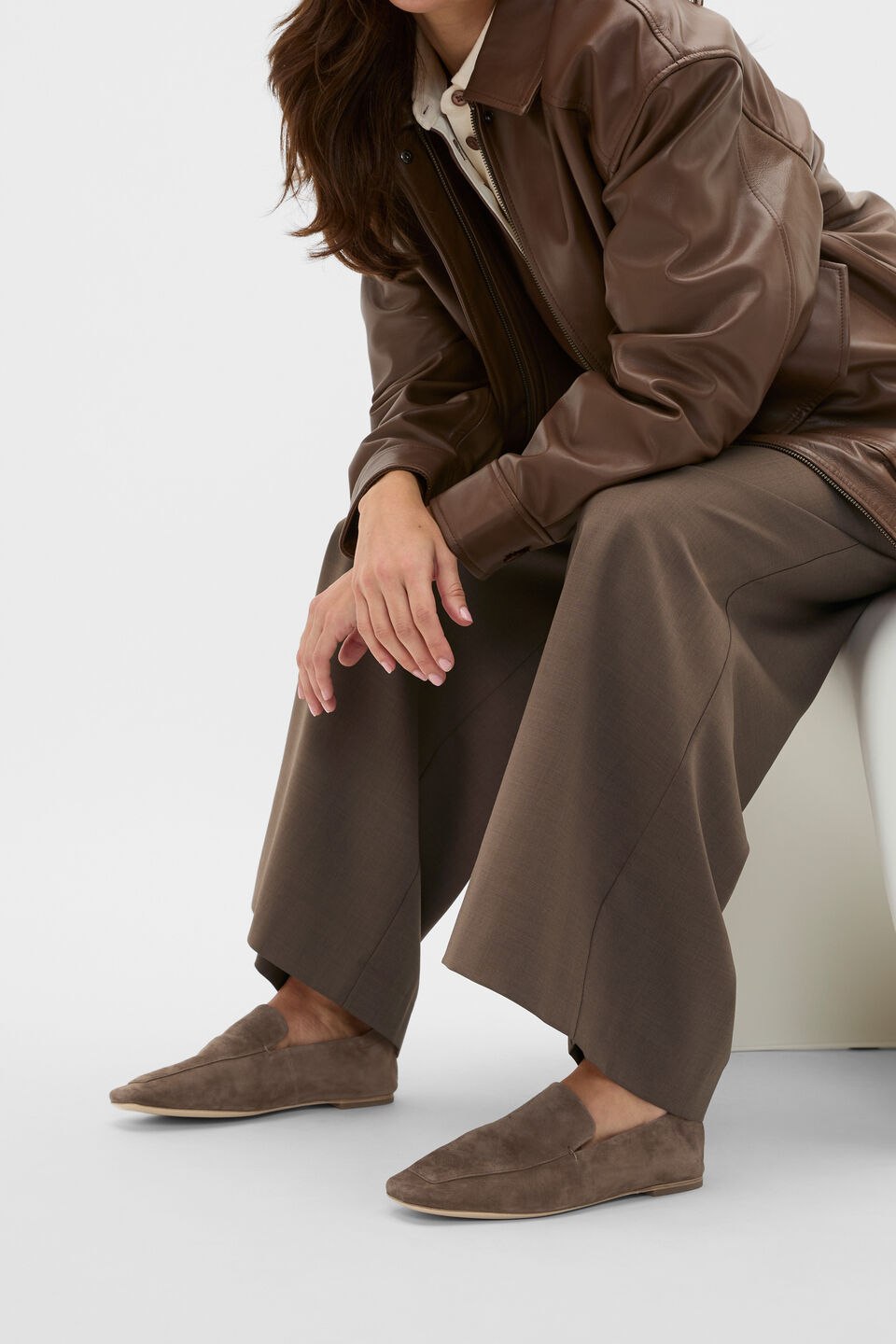 Claire Loafer  Chestnut Suede
