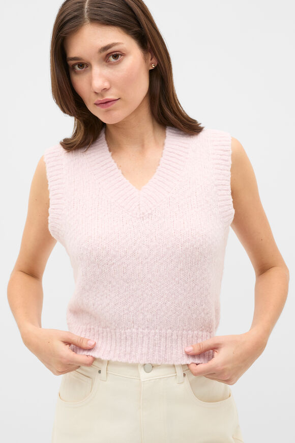 Textured Knit Vest  Primrose  hi-res
