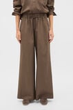 Textured Wide Leg Pant  Chestnut  hi-res