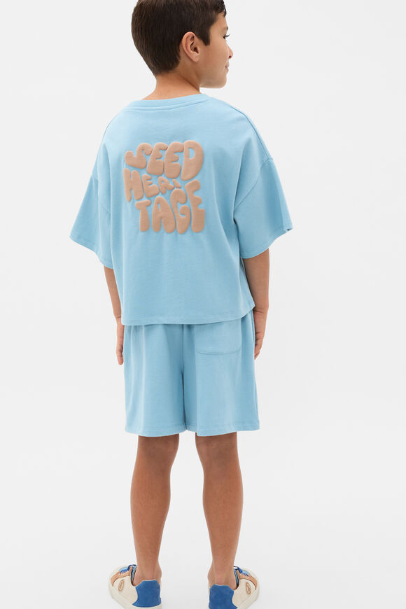 Bubble Logo Tee  Nebula Blue  hi-res