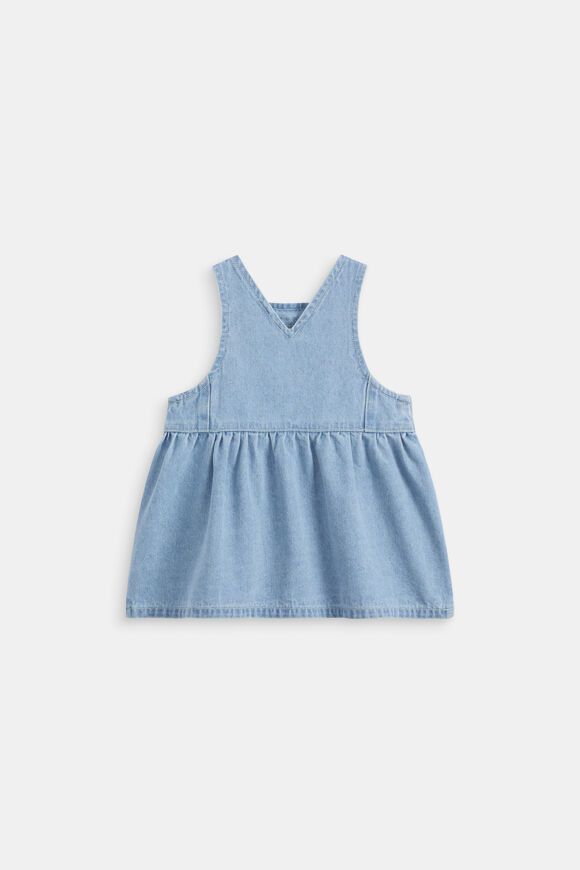 Core Logo Pinafore  Light Wash  hi-res