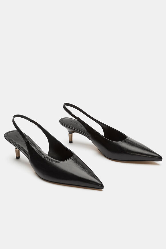 Odette Slingback Heel  Black  hi-res