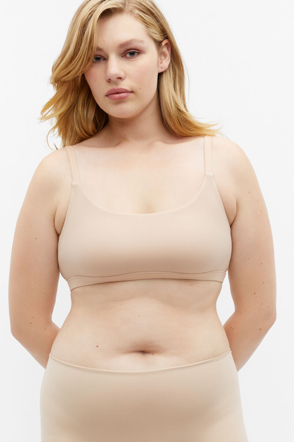 Basic Bralette  Beige