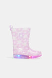 Light Up Gumboot  Classic Cream Multi  hi-res