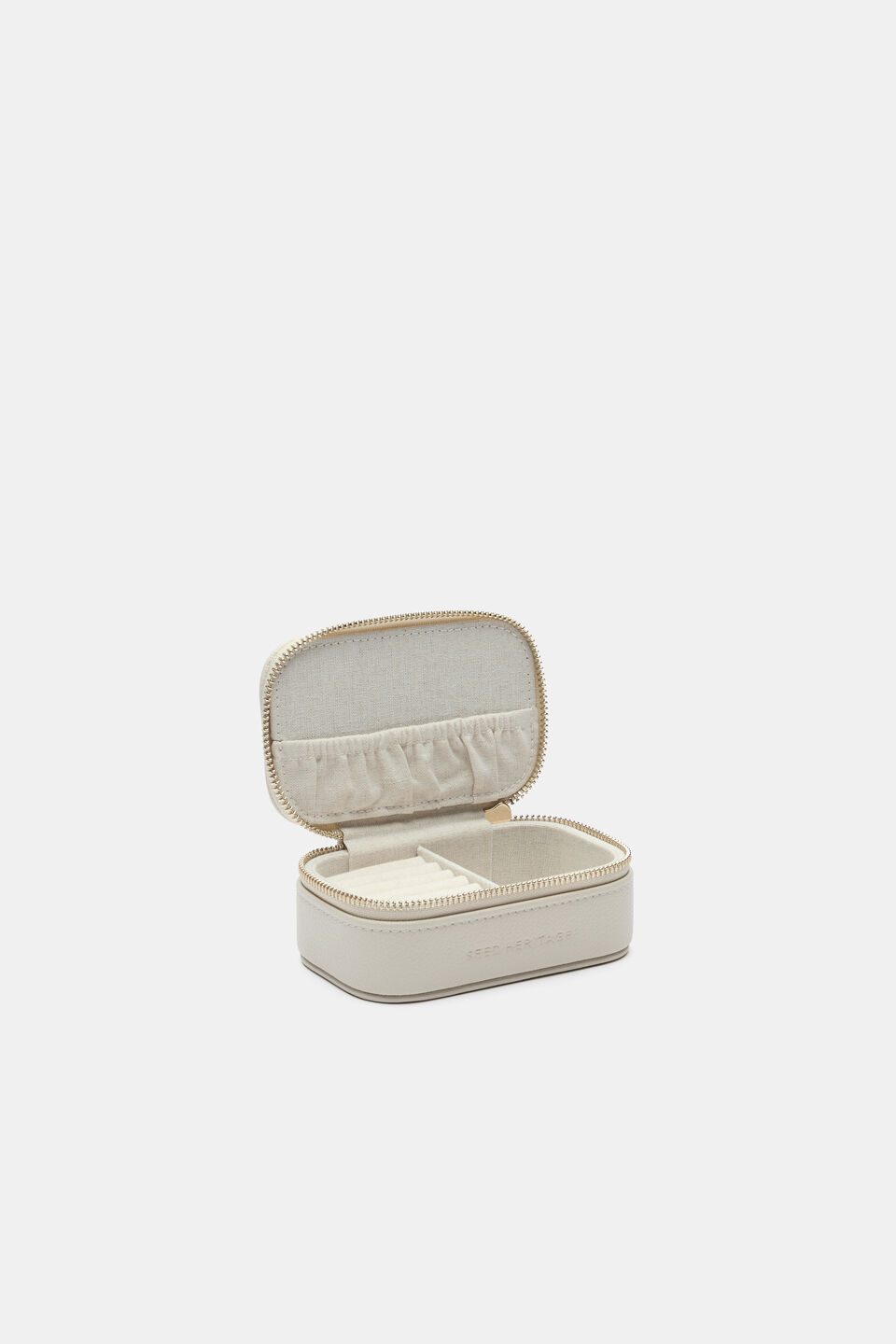 Mini Jewellery Case  Cream