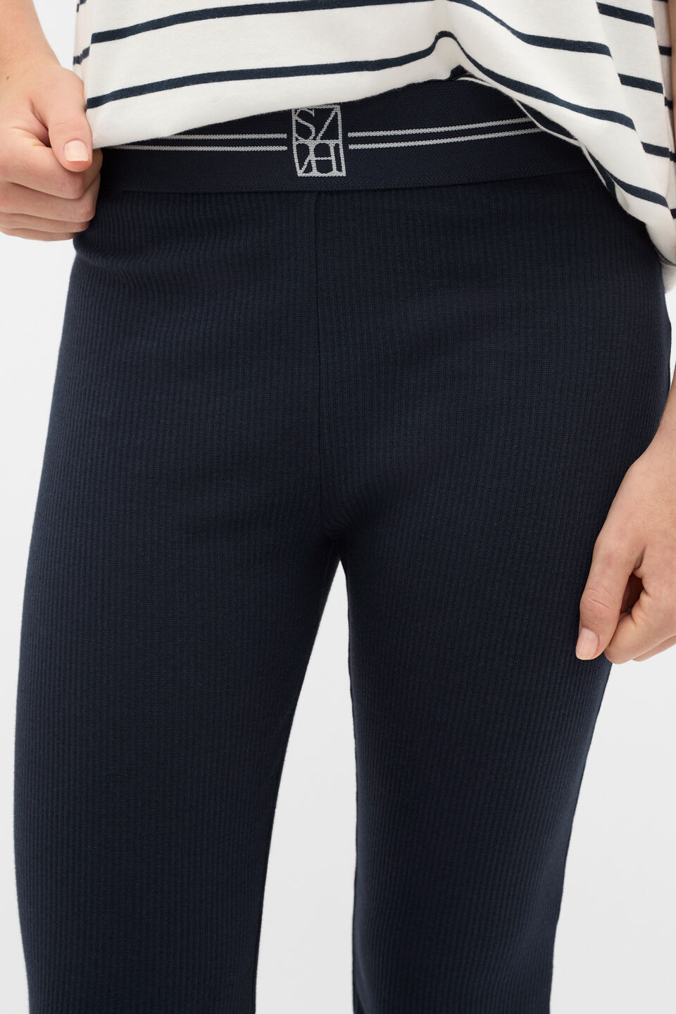 Logo Kick Flare  New Navy