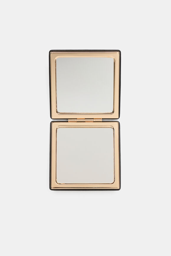 Compact Mirror  Black  hi-res