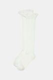 Knee High Frill Sock  Vanilla  hi-res