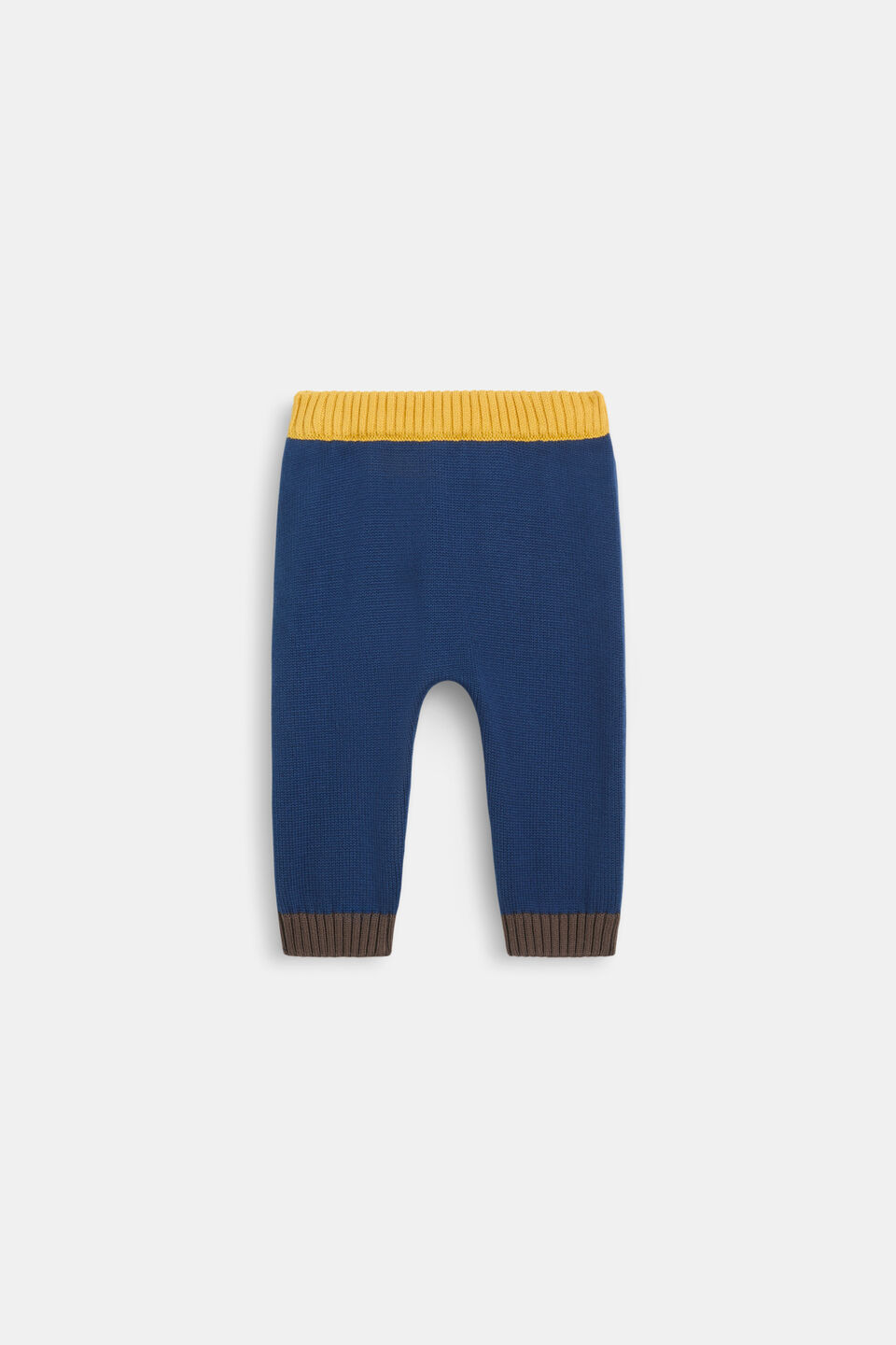 Colourblock Knit Pant  French Navy