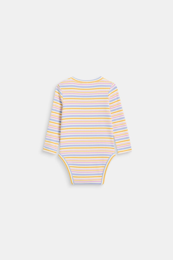 Stripe Rib Bodysuit  Multi  hi-res