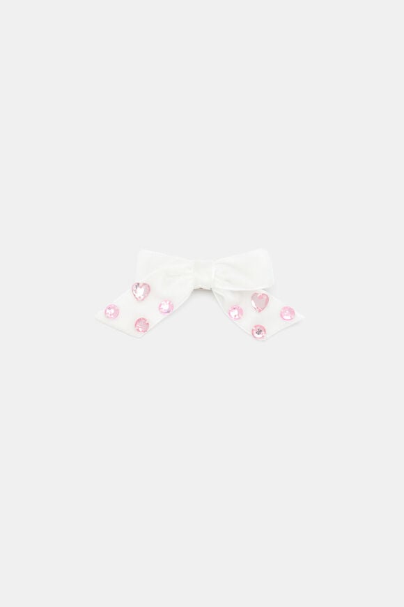 Velvet Gem Bow  Pink Lemonade  hi-res