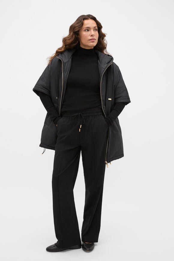 Soft Shell Poncho  Black  hi-res