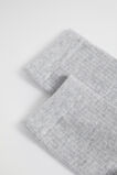 Core Quarter Crew Sock  Light Grey Marle  hi-res