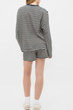 Stripe Boyfriend Tee  New Navy  hi-res