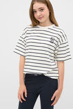 Core Logo Tee  Navy Stripe  hi-res