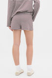 Stripe Pull On Short  Mulberry  hi-res