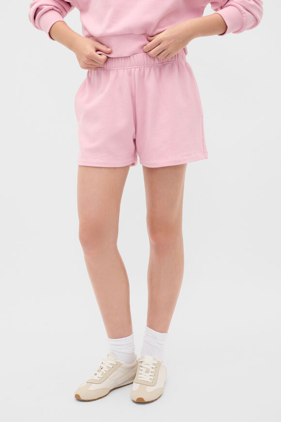 Roll Waist Track Short  Rose Pink  hi-res