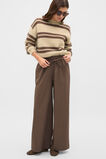 Lofty Stripe Relaxed Knit  Cashew Stripe  hi-res