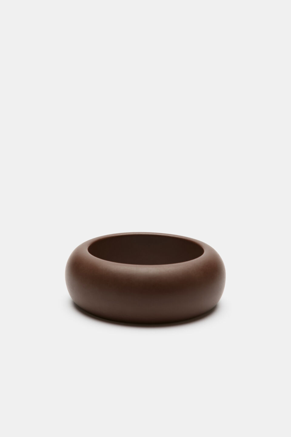 Opaque Resin Bangle  Chestnut