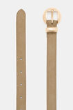 Tessa Round Buckle Belt  Cashew Suede  hi-res