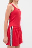 Retro Striped Short  Chilli Red  hi-res