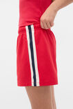 Retro Striped Short  Chilli Red  hi-res